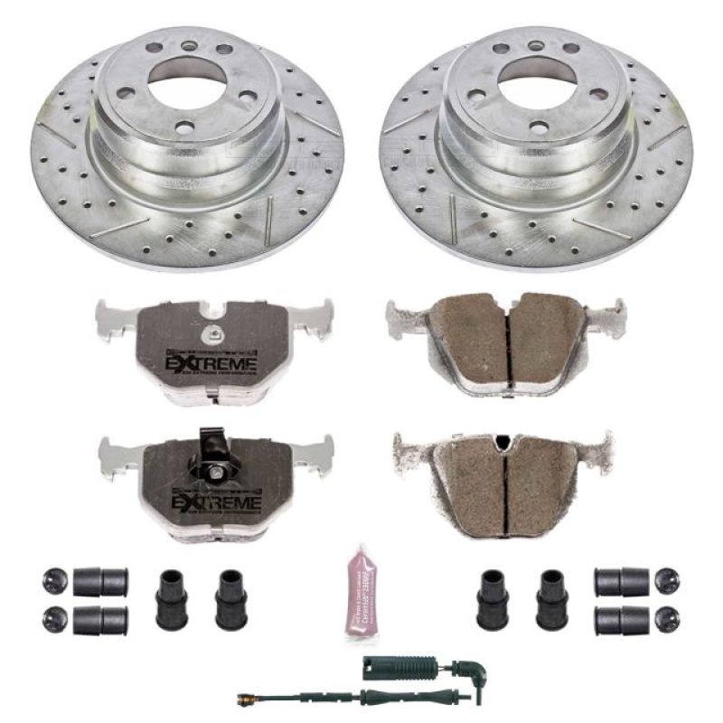 Power Stop 00-06 BMW X5 Rear Z26 Street Warrior Brake Kit - K5720-26