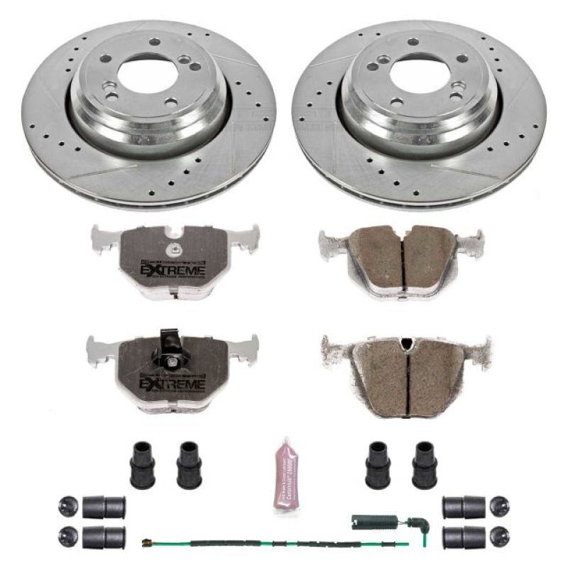 Power Stop 01-06 BMW M3 Rear Z26 Street Warrior Brake Kit - K5732-26