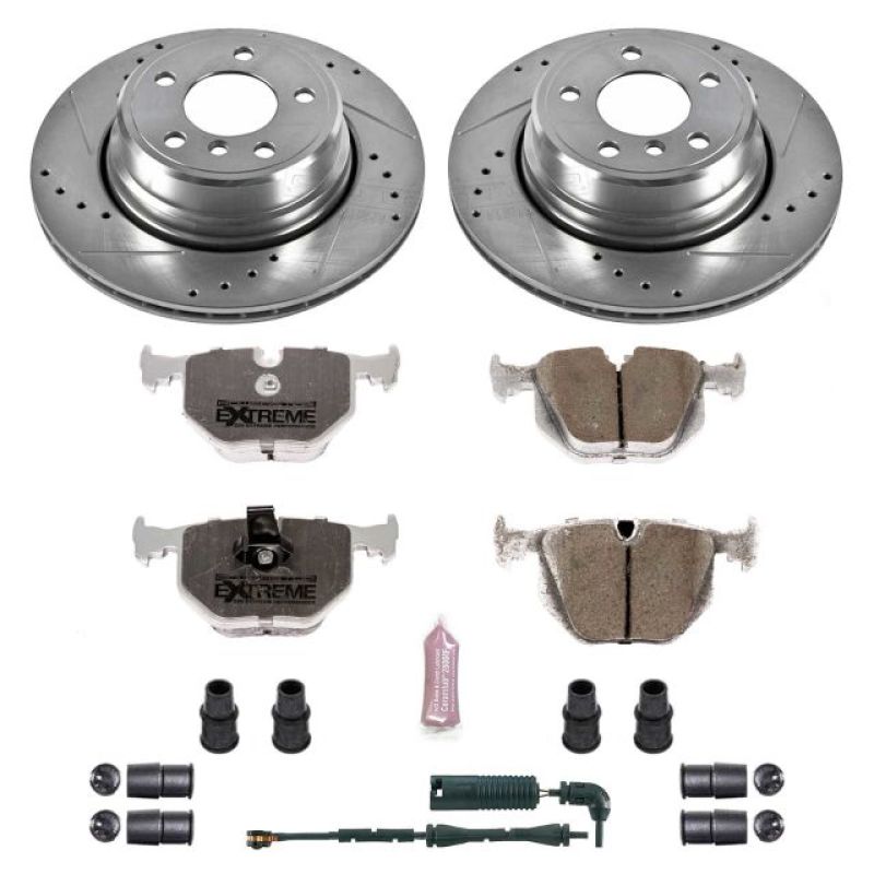 Power Stop 02-06 BMW X5 Rear Z26 Street Warrior Brake Kit - K5734-26