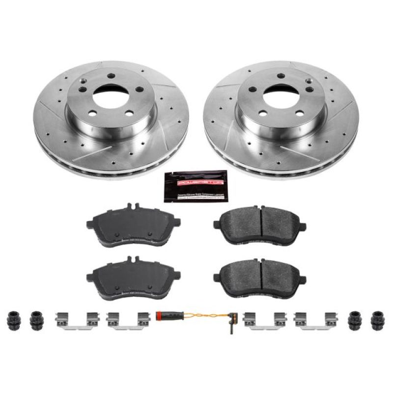 Power Stop 12-15 Mercedes-Benz C250 Front Z23 Evolution Sport Brake Kit - K5790