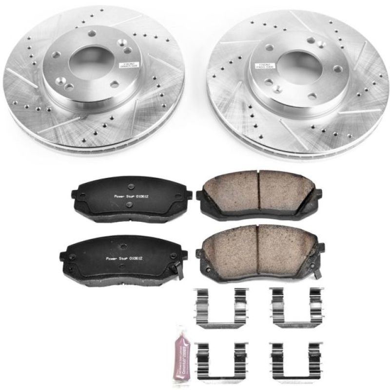 Power Stop 07-10 Kia Rondo Front Z23 Evolution Sport Brake Kit - K5851