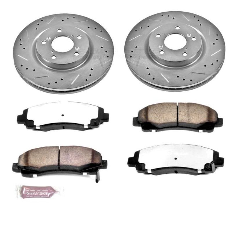 Power Stop 09-14 Acura TL Front Z36 Truck & Tow Brake Kit - K5855-36