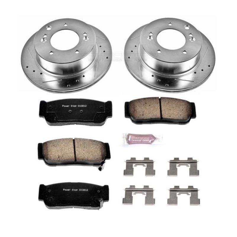 Power Stop 03-06 Kia Sorento Rear Z23 Evolution Sport Brake Kit - K5901