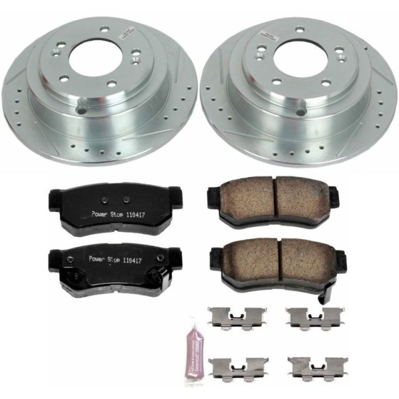 Power Stop 04-06 Kia Amanti Rear Z23 Evolution Sport Brake Kit - K5917