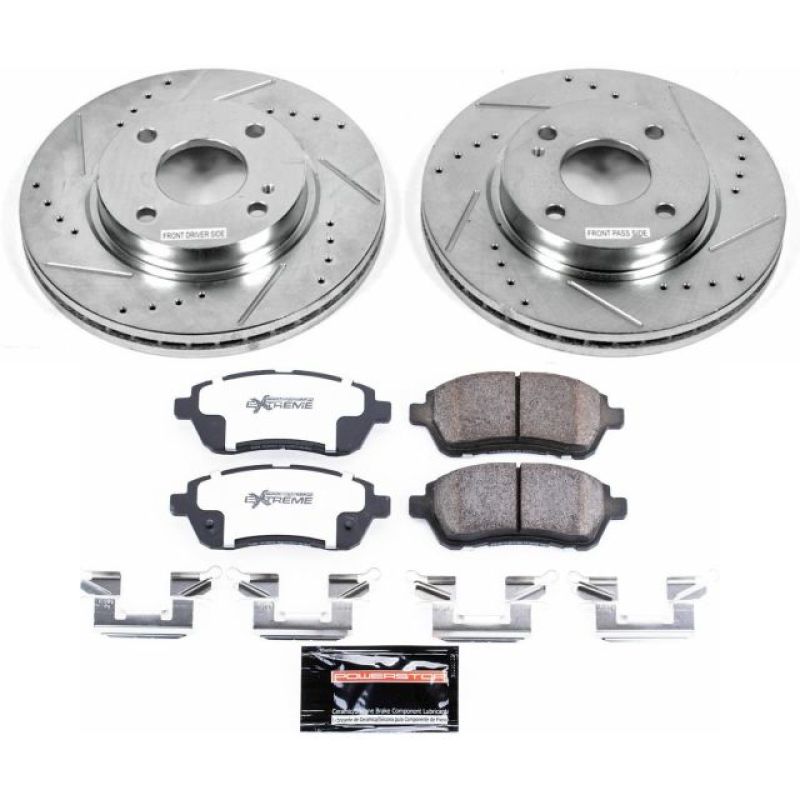 Power Stop 11-19 Ford Fiesta Front Z26 Street Warrior Brake Kit - K5969-26