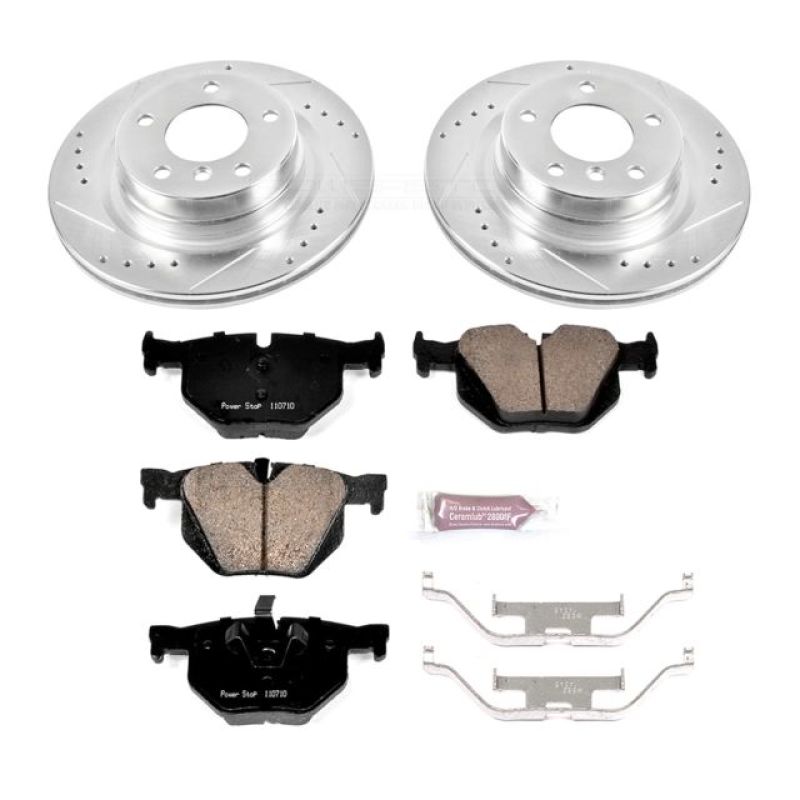 Power Stop 11-13 BMW 335i Rear Z23 Evolution Sport Brake Kit - K5982