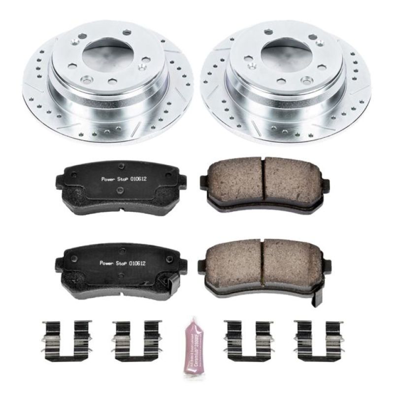 Power Stop 09-12 Hyundai Elantra Rear Z23 Evolution Sport Brake Kit - K6093