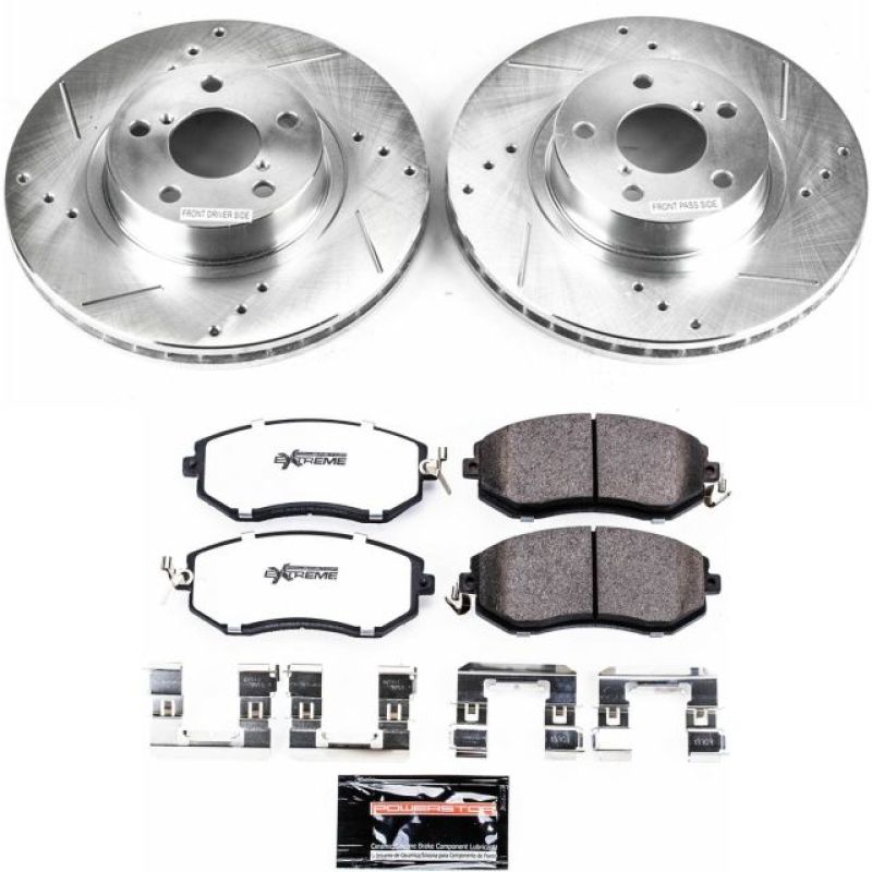 Power Stop 13-16 Subaru BRZ Front Z26 Street Warrior Brake Kit - K6111-26