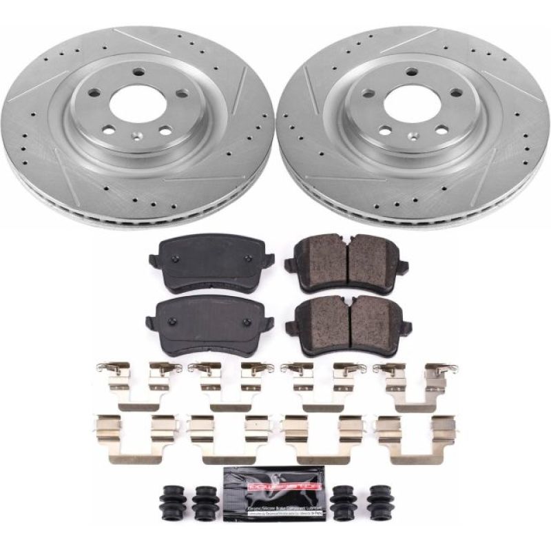 Power Stop 14-18 Audi A6 Rear Z23 Evolution Sport Brake Kit - K6139