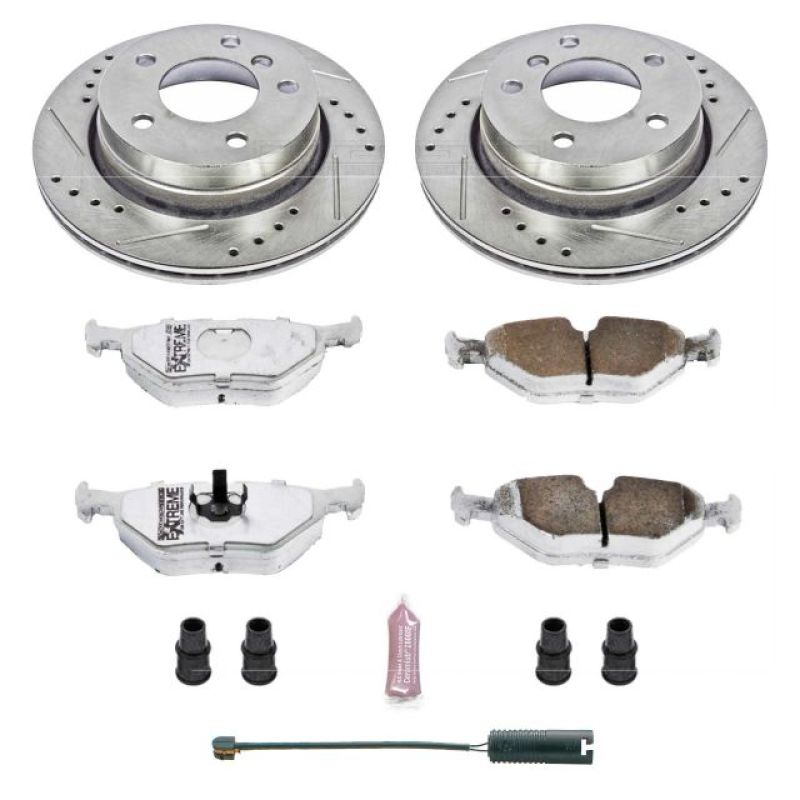 Power Stop 98-99 BMW 323i Rear Z26 Street Warrior Brake Kit - K615-26