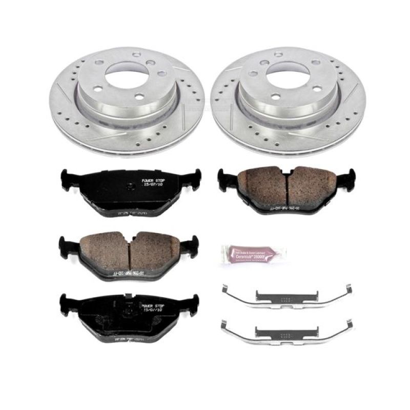 Power Stop 98-99 BMW 323i Rear Z23 Evolution Sport Brake Kit - K615