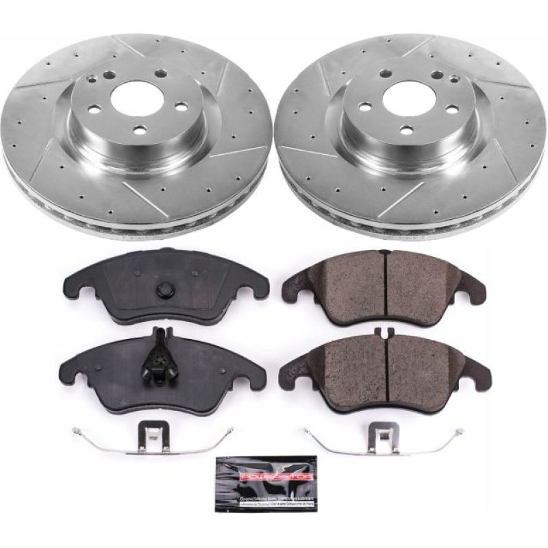 Power Stop 12-15 Mercedes-Benz C250 Front Z23 Evolution Sport Brake Kit - K6207