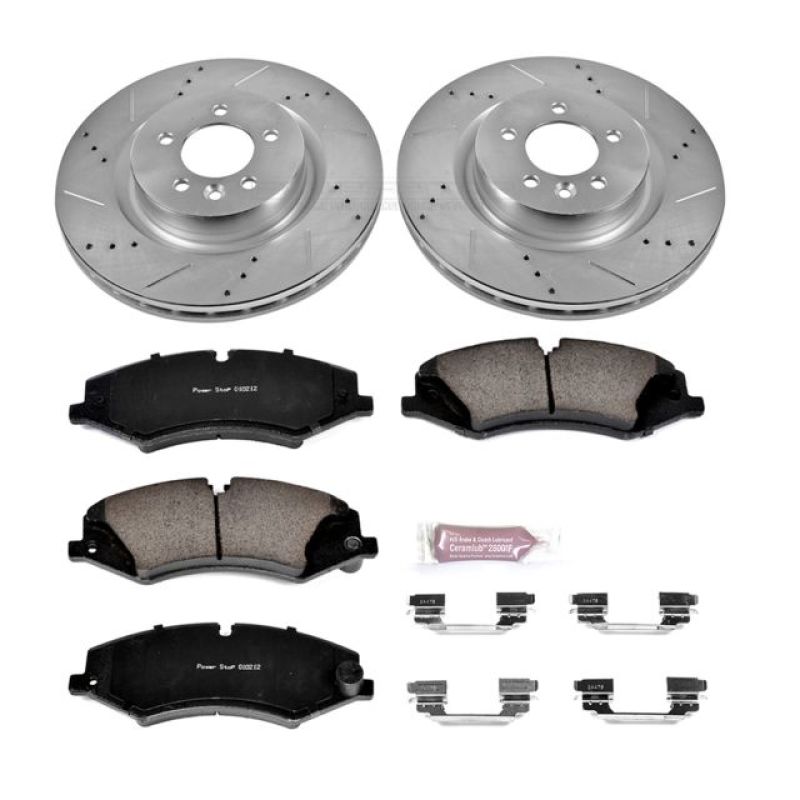 Power Stop 10-13 Land Rover Range Rover Sport Front Z23 Evolution Sport Brake Kit - K6228