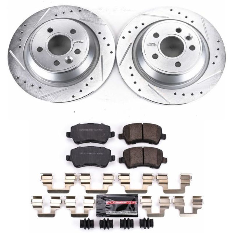 Power Stop 12-15 Land Rover Range Rover Evoque Rear Z23 Evolution Sport Brake Kit - K6293