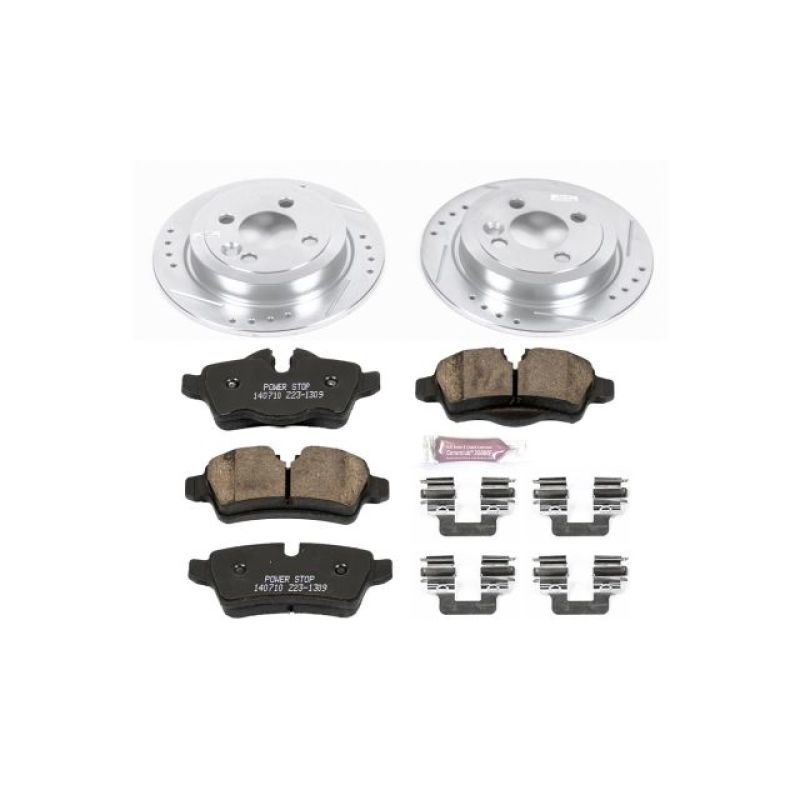 Power Stop 11-16 Mini Cooper Rear Z23 Evolution Sport Brake Kit - K6331