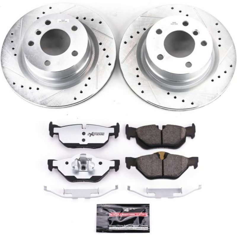Power Stop 10-13 BMW 128i Rear Z26 Street Warrior Brake Kit - K6348-26