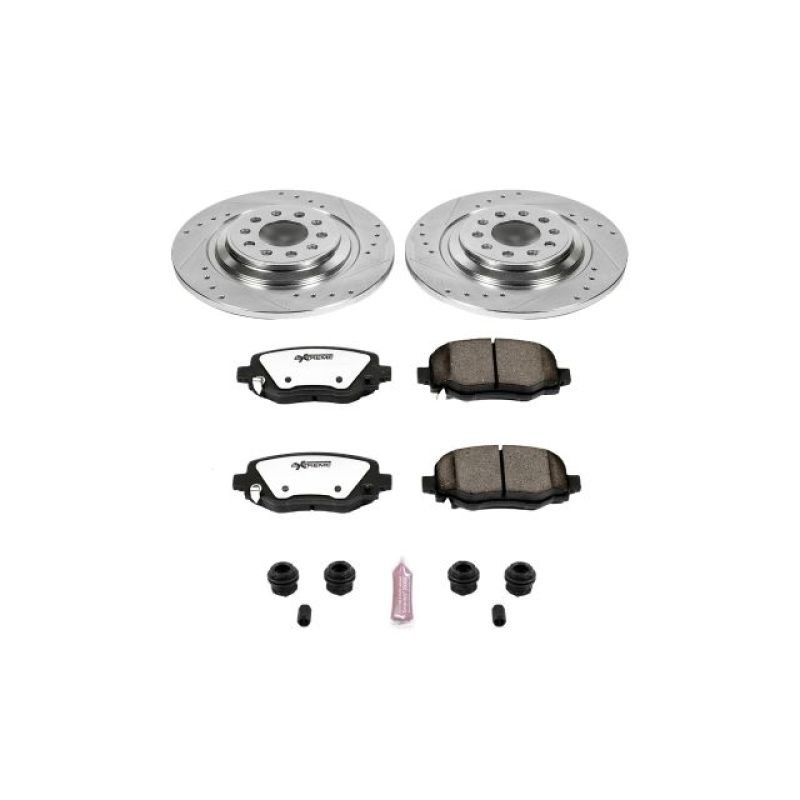 Power Stop 14-19 Jeep Cherokee Rear Z36 Truck & Tow Brake Kit - K6542-36