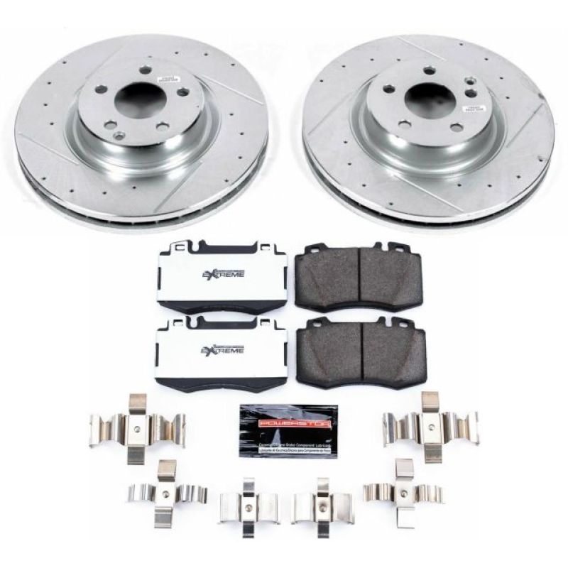 Power Stop 07-09 Mercedes-Benz E550 Front Z26 Street Warrior Brake Kit - K6599-26