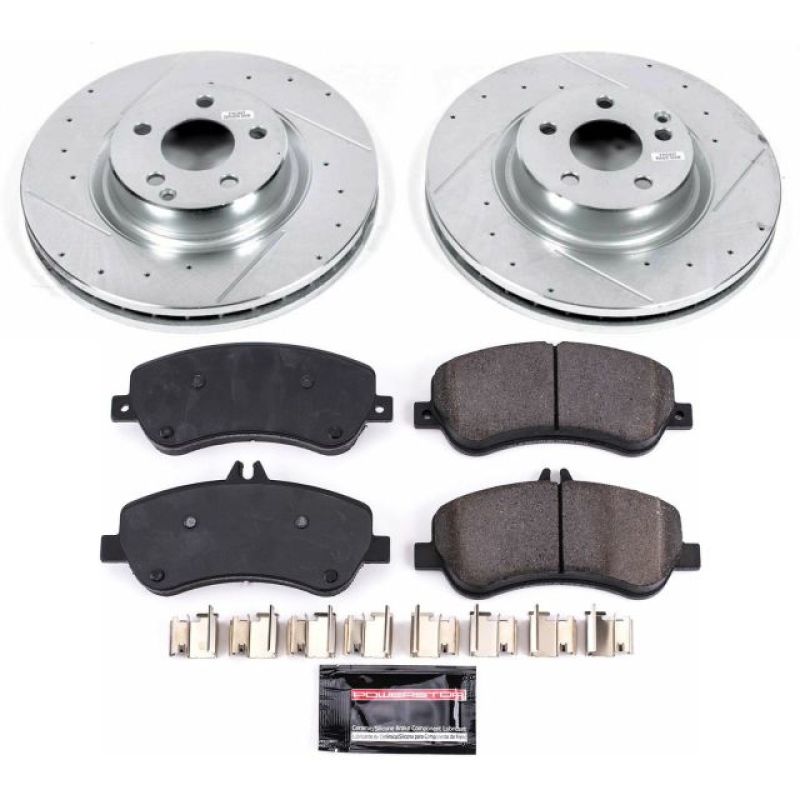 Power Stop 13-15 Mercedes-Benz GLK250 Front Z23 Evolution Sport Brake Kit - K6603
