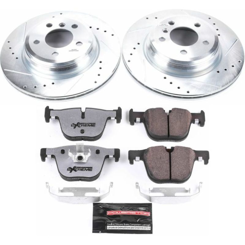 Power Stop 15-16 BMW 328i xDrive Rear Z26 Street Warrior Brake Kit - K6667-26