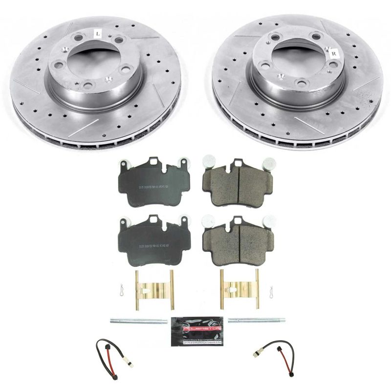 Power Stop 06-08 Porsche 911 Front Z23 Evolution Sport Brake Kit - K6731