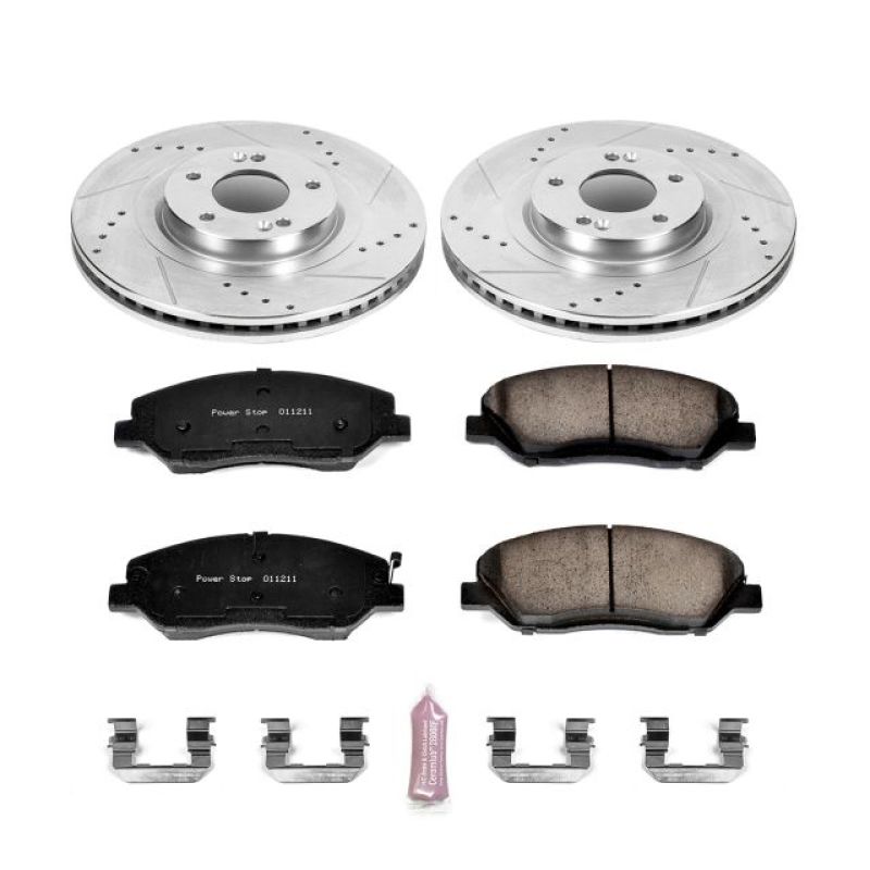 Power Stop 13-16 Hyundai Santa Fe Front Z23 Evolution Sport Brake Kit - K6951