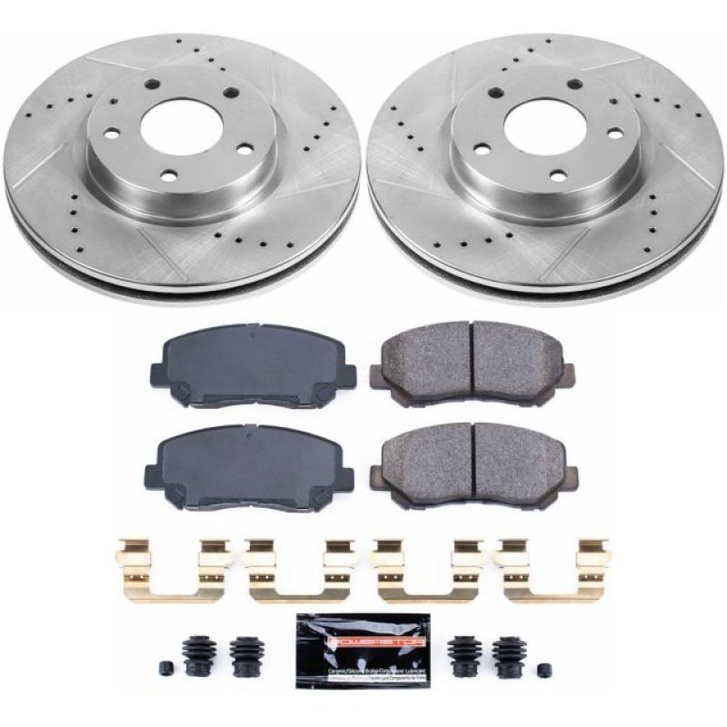 Power Stop 13-15 Mazda CX-5 Front Z23 Evolution Sport Brake Kit - K6967