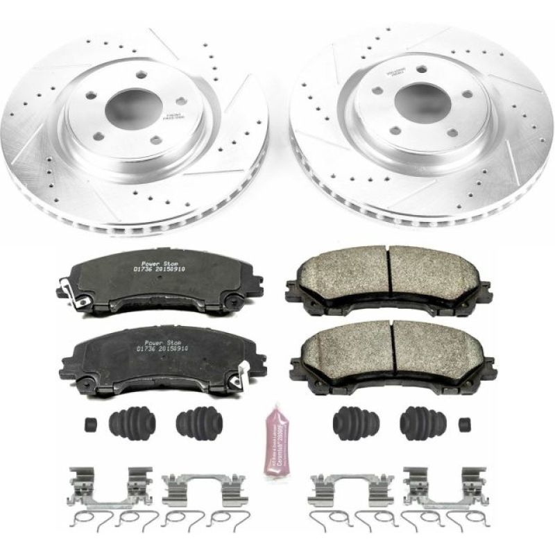 Power Stop 14-19 Nissan Rogue Front Z23 Evolution Sport Brake Kit - K7034