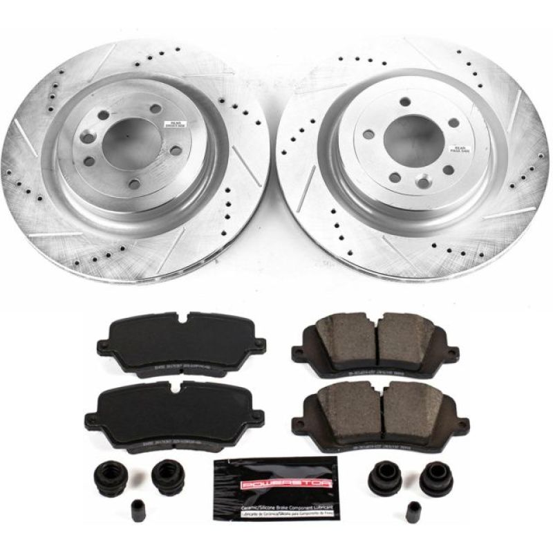 Power Stop 13-18 Land Rover Range Rover Rear Z23 Evolution Sport Brake Kit - K7089