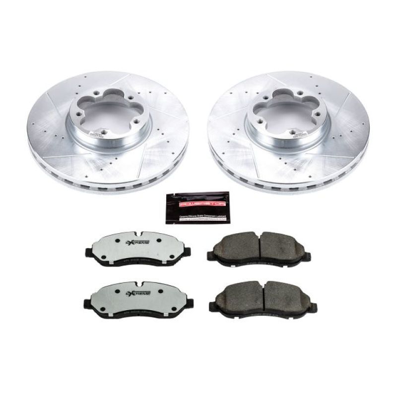 Power Stop 15-18 Ford Transit-350 HD Front Z36 Truck & Tow Brake Kit - K7148-36