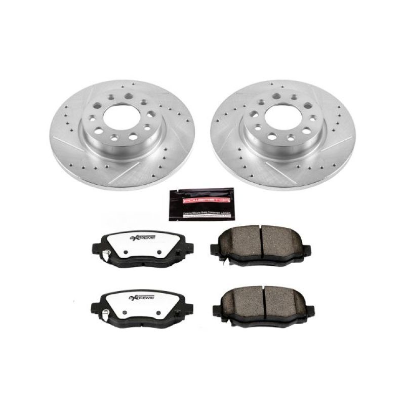 Power Stop 16-18 Fiat 500X Rear Z36 Truck & Tow Brake Kit - K7301-36