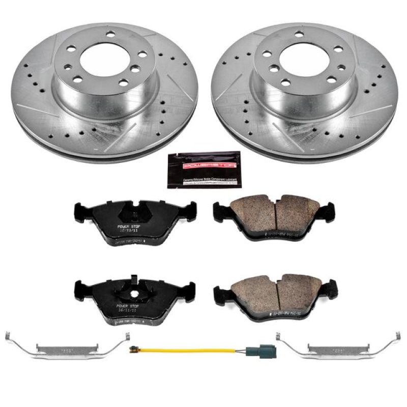 Power Stop 1989 BMW 525i Front Z23 Evolution Sport Brake Kit - K7334