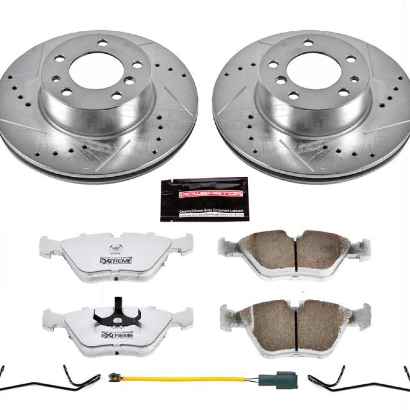 Power Stop 1989 BMW 525i Front Z26 Street Warrior Brake Kit - K7334-26