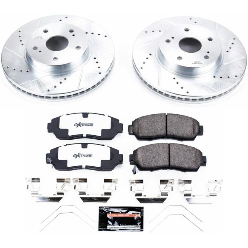 Power Stop 15-18 Subaru Legacy Front Z26 Street Warrior Brake Kit - K7356-26