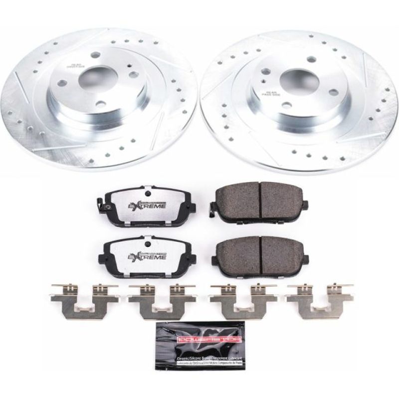 Power Stop 17-19 Fiat 124 Spider Rear Z26 Street Warrior Brake Kit - K7362-26