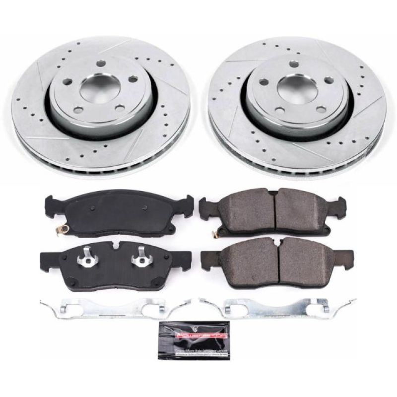 Power Stop 17-19 Jeep Grand Cherokee Front Z23 Evolution Sport Brake Kit - K7412