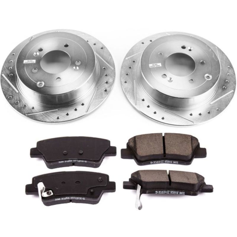 Power Stop 16-18 Hyundai Tucson Rear Z23 Evolution Sport Brake Kit - K7729