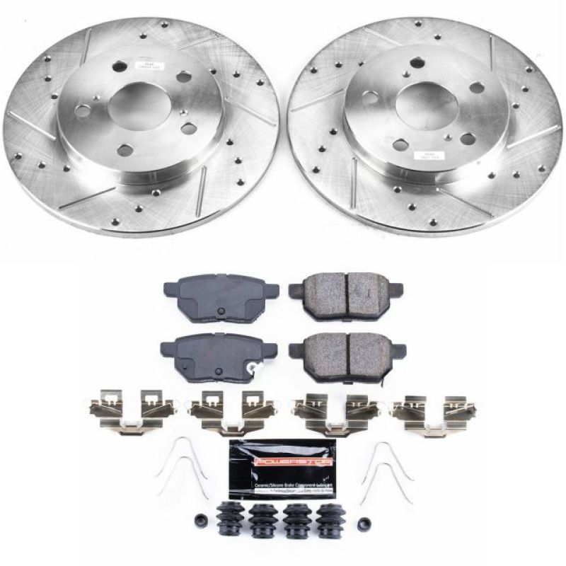 Power Stop 2016 Scion iM Rear Z23 Evolution Sport Brake Kit - K7753