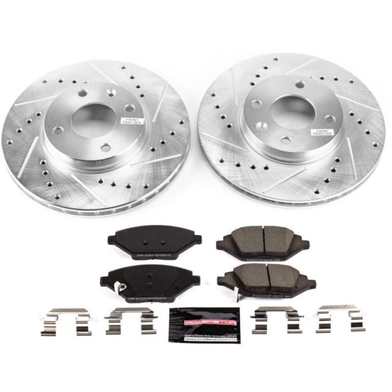 Power Stop 16-19 Chevrolet Spark Front Z23 Evolution Sport Brake Kit - K7844