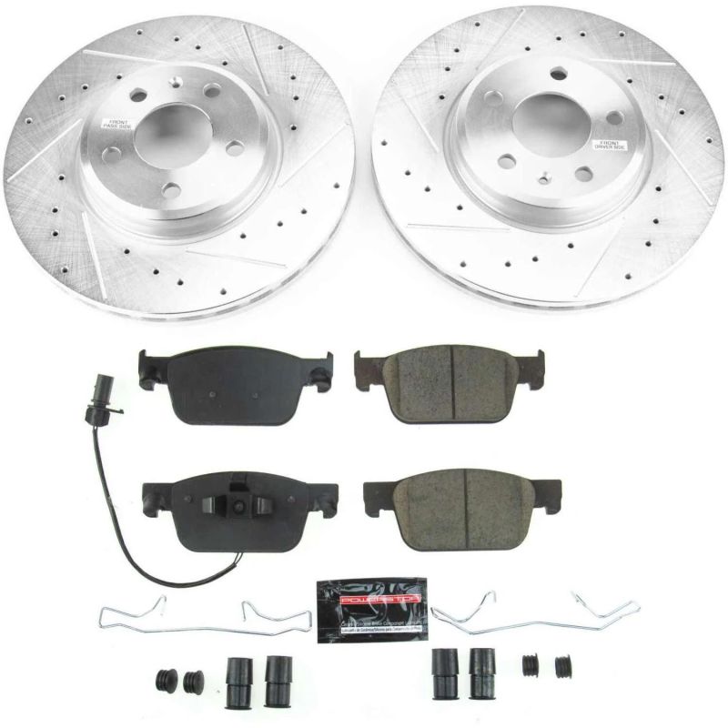 Power Stop 17-19 Audi A4 Front Z23 Evolution Sport Brake Kit - K7860