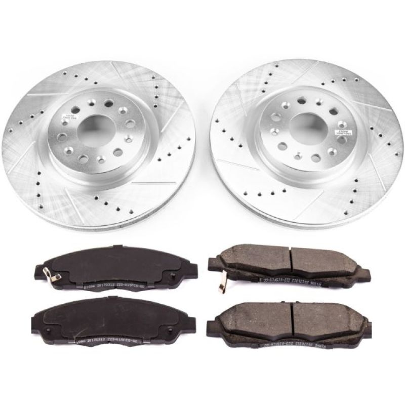 Power Stop 17-18 Cadillac XT5 Front Z23 Evolution Sport Brake Kit - K7883