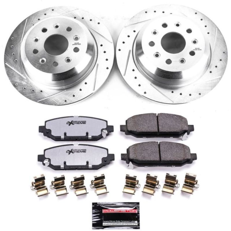 Power Stop 18-19 Jeep Wrangler Rear Z36 Truck & Tow Brake Kit - K7942-36