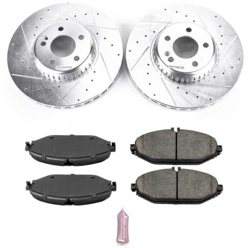 Power Stop 17-18 Mercedes-Benz C300 Front Z23 Evolution Sport Brake Kit - K7963