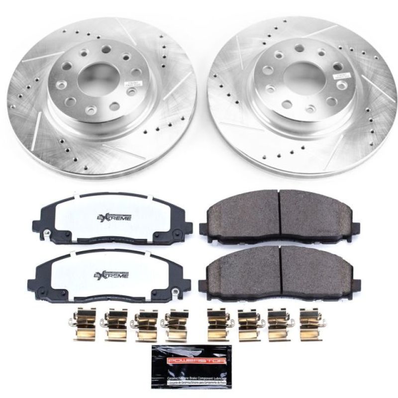 Power Stop 18-19 Jeep Wrangler Front Z36 Truck & Tow Brake Kit - K7941-36