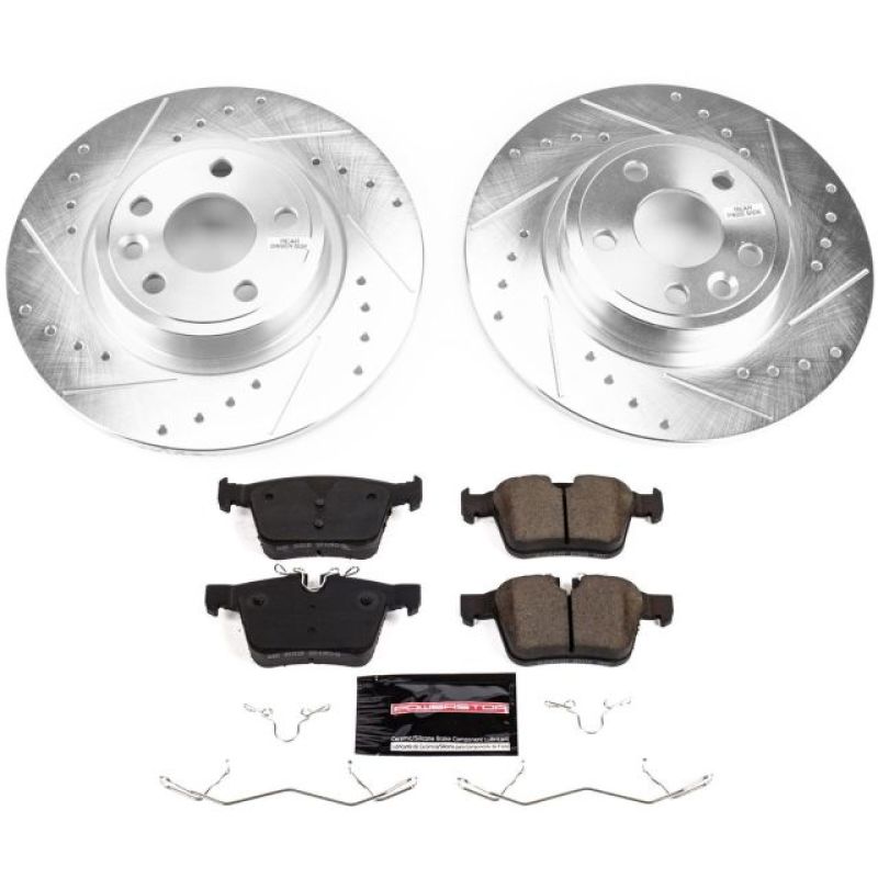 Power Stop 15-17 Land Rover Discovery Sport Rear Z23 Evolution Sport Brake Kit - K7995