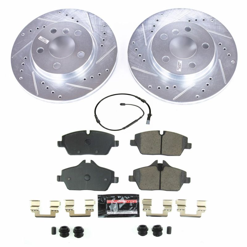 Power Stop 14-19 BMW i3 Front Z23 Evolution Sport Brake Kit - K8112