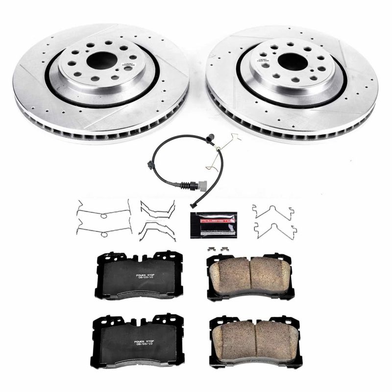 Power Stop 18-19 Lexus LS500 Front Z23 Evolution Sport Brake Kit - K8320