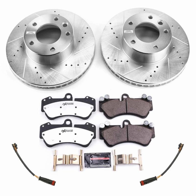 Power Stop 17-18 Mercedes-Benz G550 4x4 Front Z26 Street Warrior Brake Kit - K8475-26