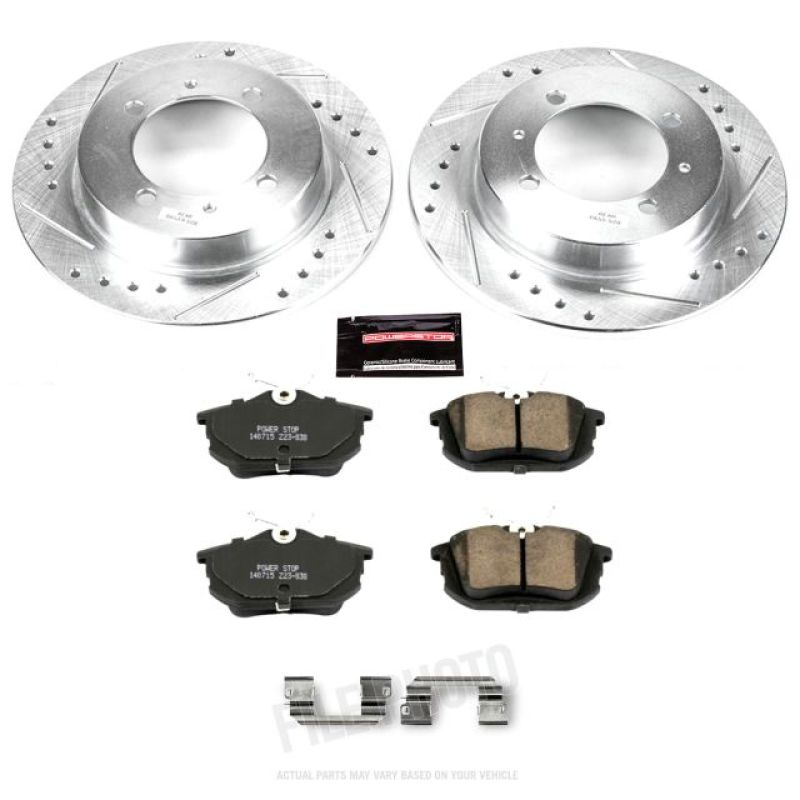 Power Stop 00-04 Volvo S40 Rear Z23 Evolution Sport Brake Kit - K913