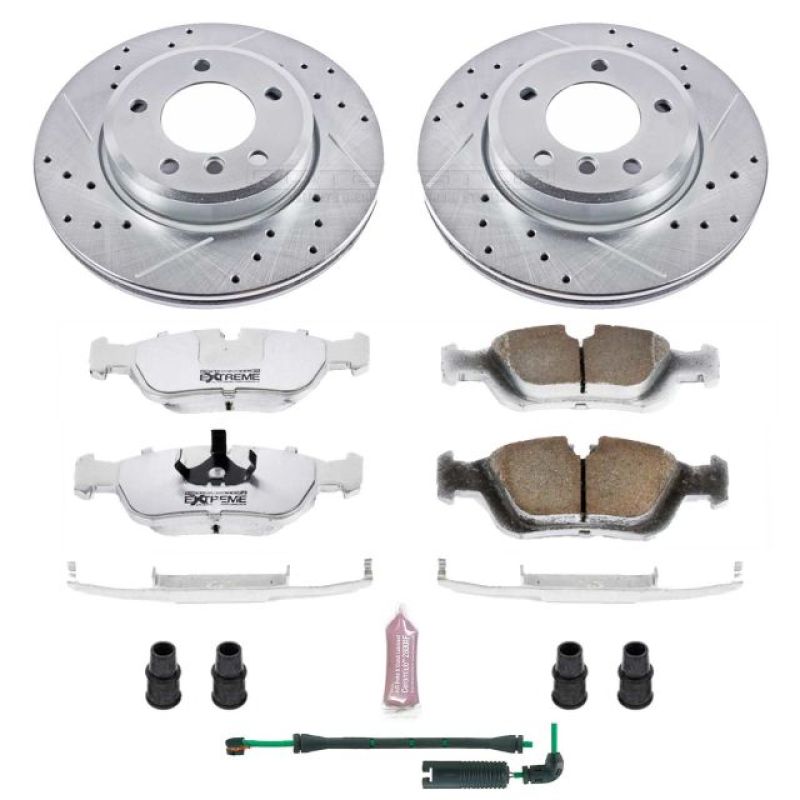 Power Stop 2000 BMW 323i Front Z26 Street Warrior Brake Kit - K869-26